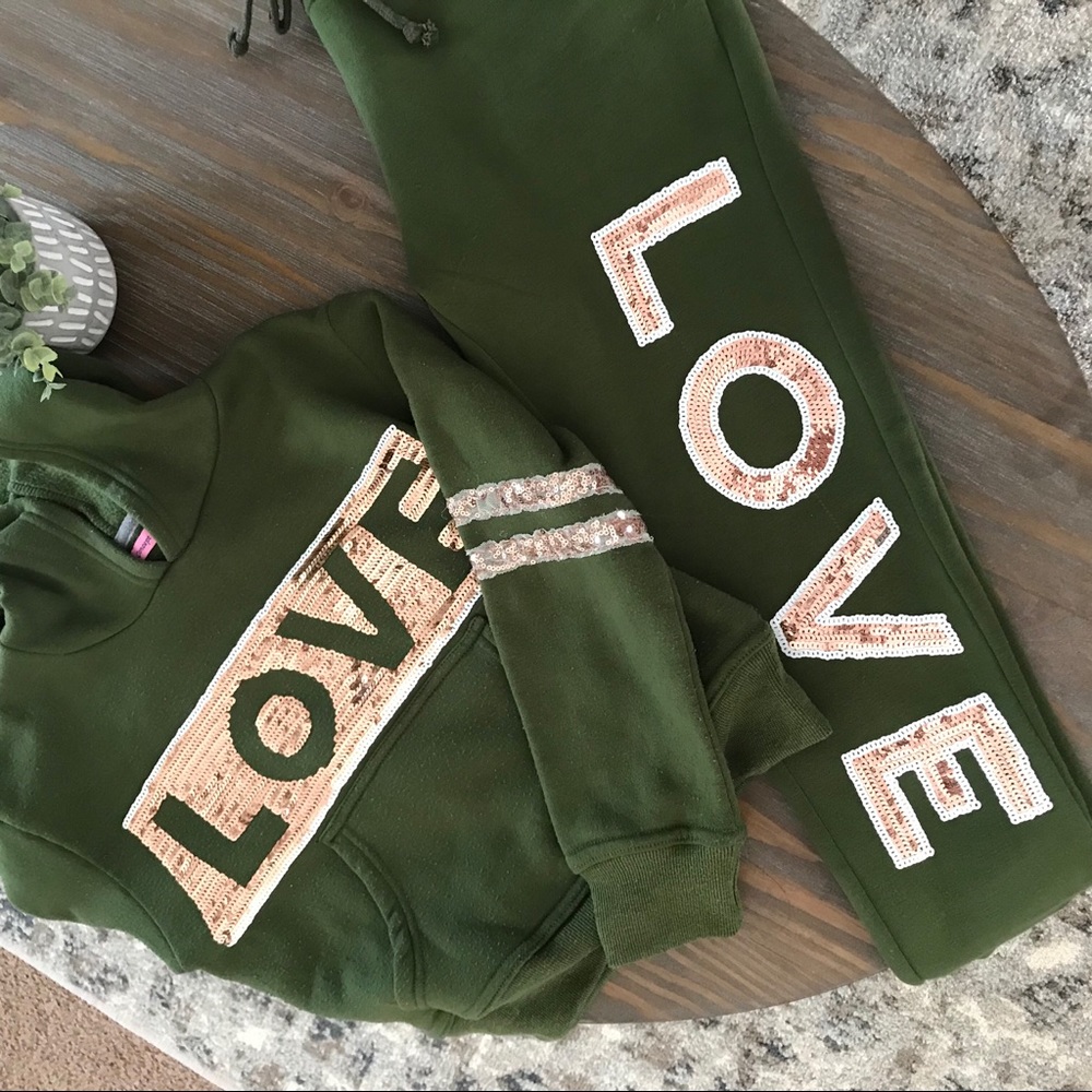 Love Hoodie/ Jogger Set